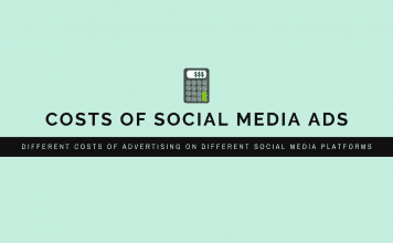 Different costs of advertising on different social media platforms different costs of advertising