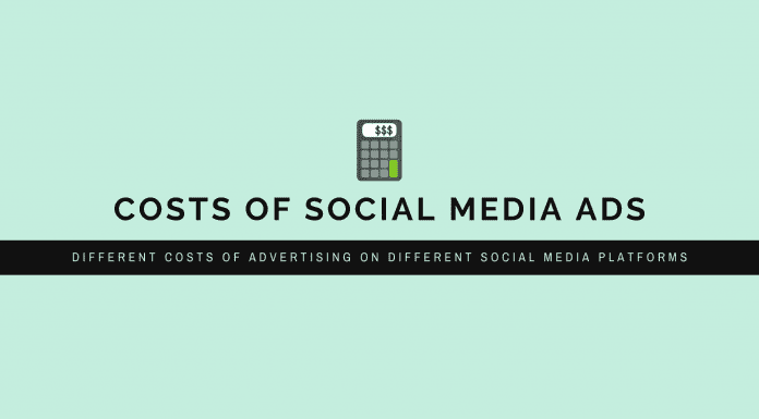 Different costs of advertising on different social media platforms different costs of advertising
