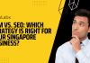 SEM vs. SEO: Which Strategy Is Right for Your Singapore Business?