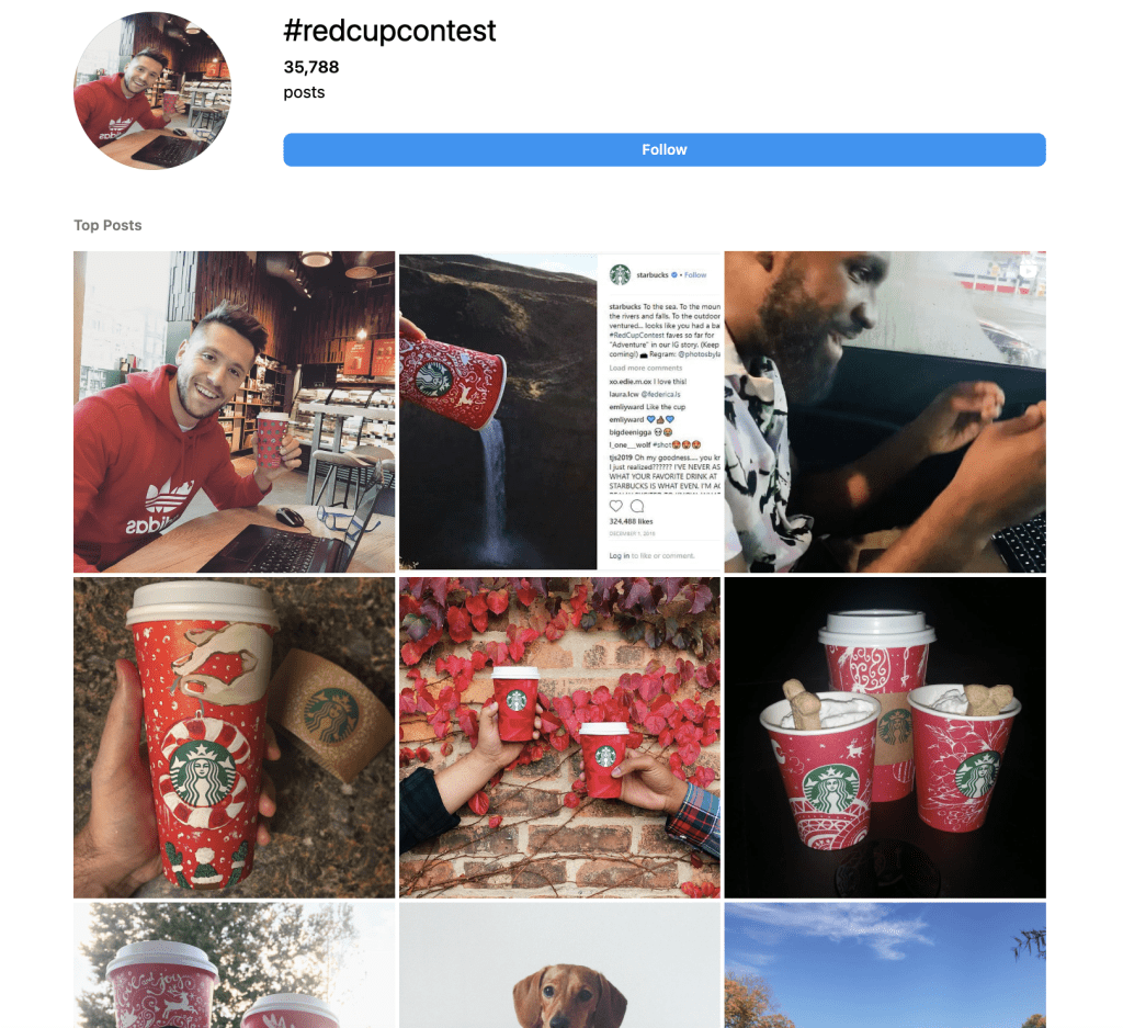 Starbucks' #RedCupContest