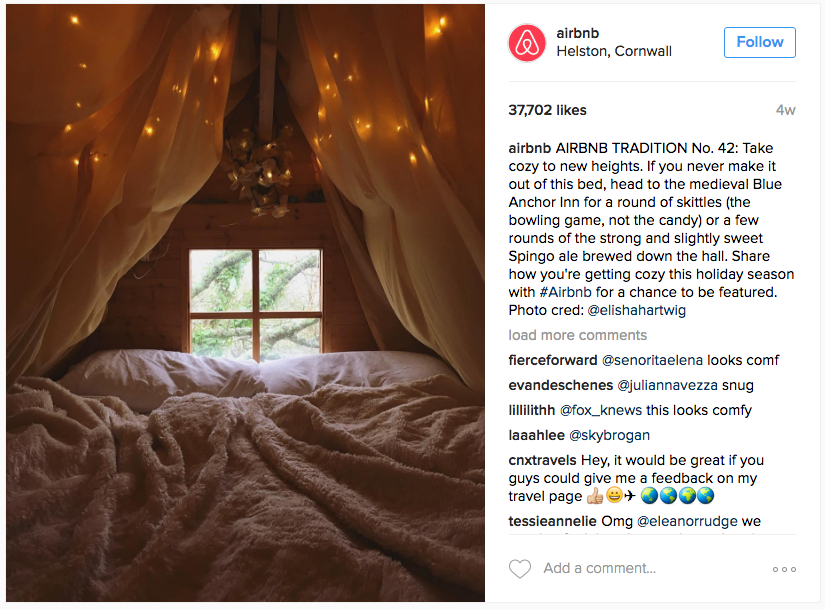 Airbnb's user-generated content approach