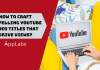 How to Craft Compelling YouTube Video Titles That Drive Views? How to Craft Compelling YouTube Video Titles That Drive Views?