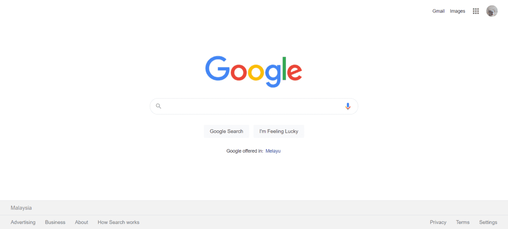Google's Search UX. Image Source: UX Planet