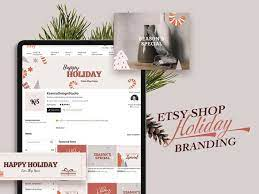 Etsy, known for its marketplace of unique, handmade items, transforms its website with seasonal aesthetics, creating an inviting atmosphere for holiday shoppers