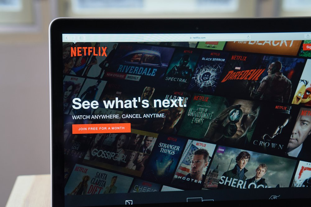 Netflix's recommendation engine, powered by AI, provides personalized content suggestions. Image Source: New America