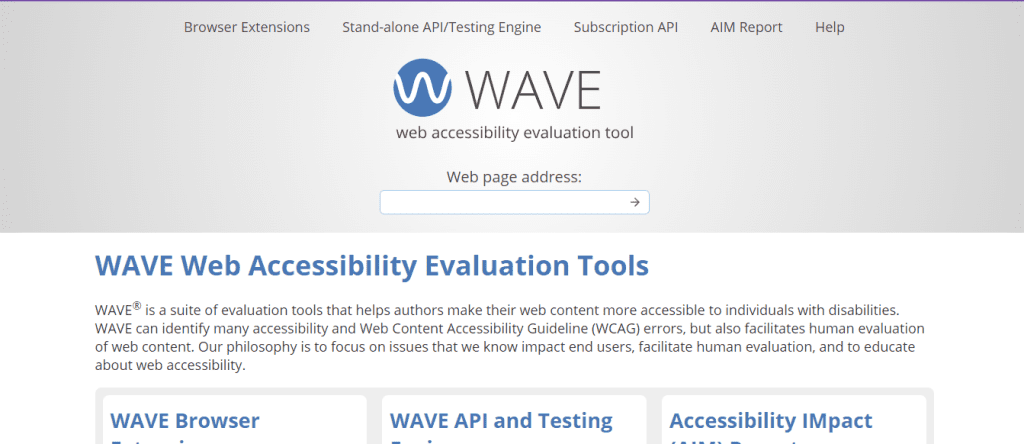 WAVE (Web Accessibility Evaluation Tool)