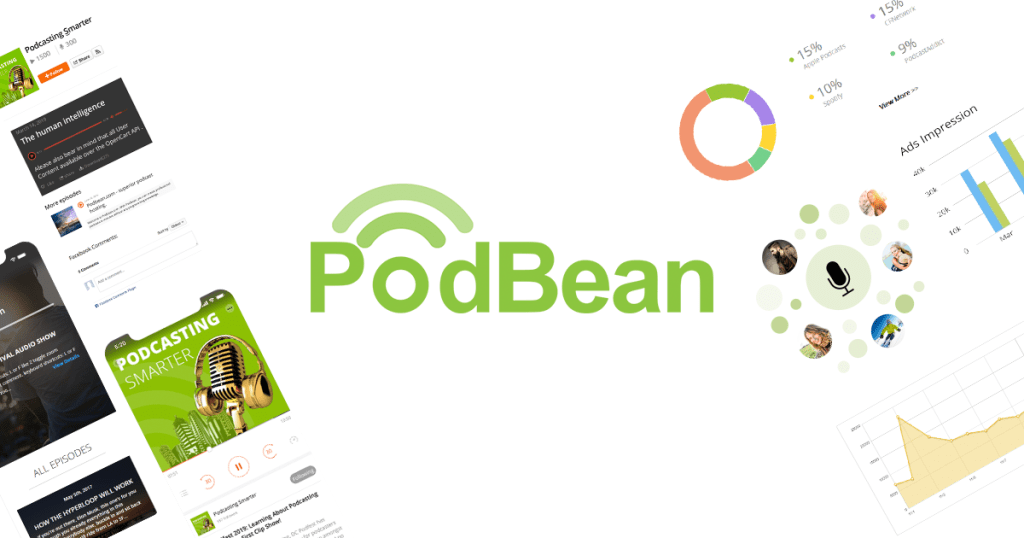 Leverage Podbean's SEO features, including episode transcriptions and customizable podcast websites