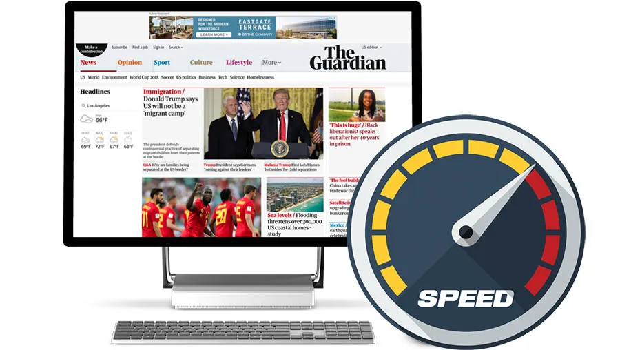 Consider a news website where articles load swiftly, allowing users to consume content seamlessly. Image Source: Ezoic