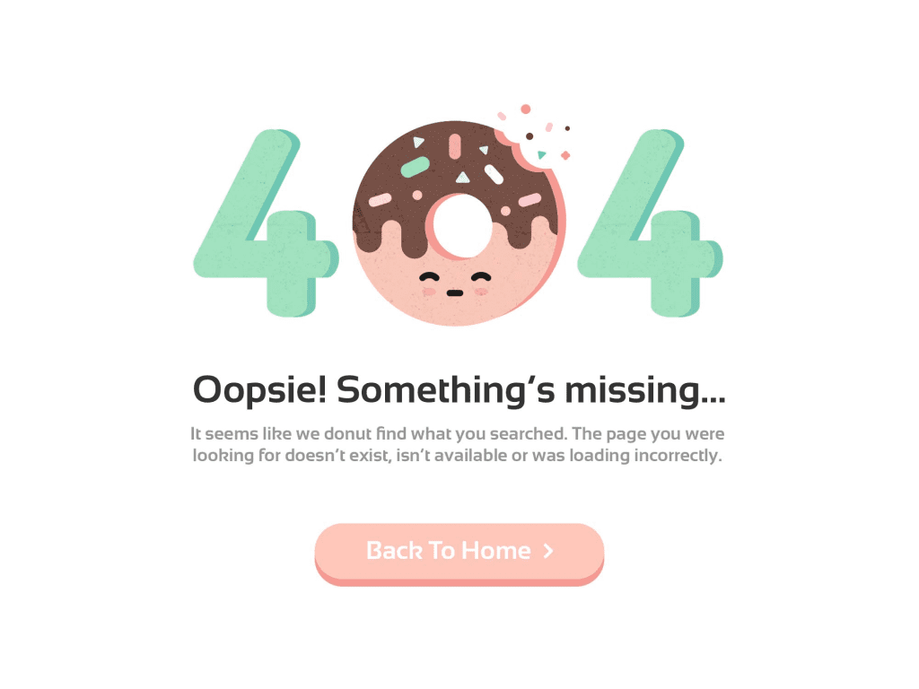 Craft a custom 404 page that not only apologizes for the inconvenience. Image Source: Unblast