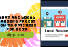 What are Local Landing Pages? How to Optimise For SEO? What are Local Landing Pages? How to Optimise For SEO?
