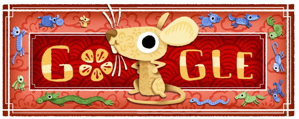 Google's annual Lunar New Year Doodle. Image Source: Space.com
