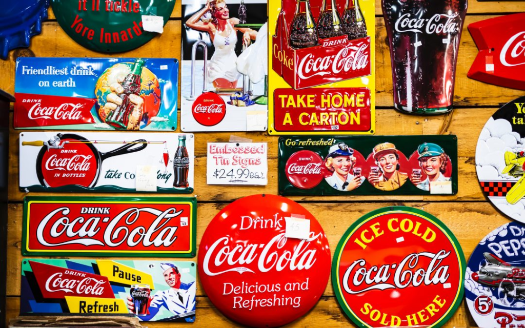 Coca-Cola's consistent branding. Image Source: The Brand Blog