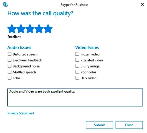 Skype's Customer Satisfaction Survey. Image Source: HubSpot