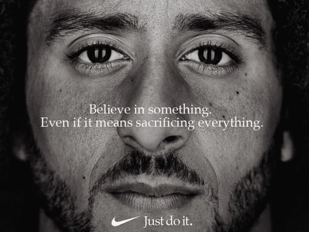Nike's "Just Do It" campaign. Image Source: The Guardian