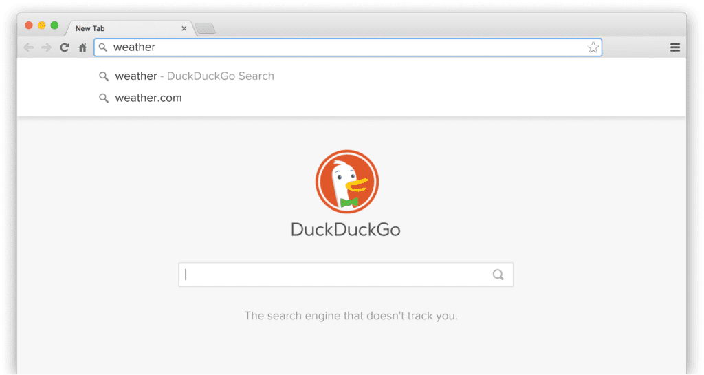 DuckDuckGo. Image Source: DuckDuckGo