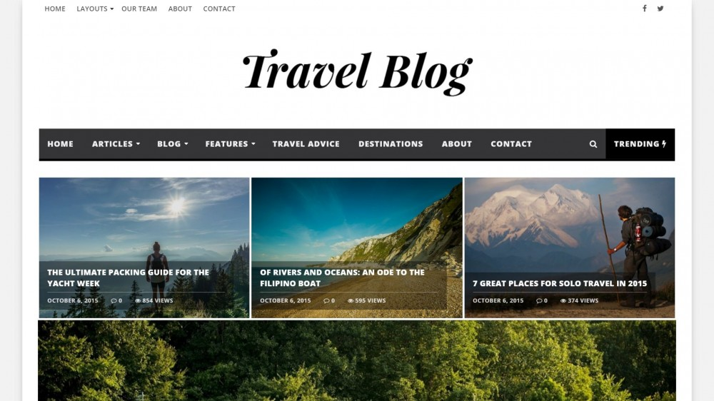 A travel blog consistently producing in-depth guides, travel itineraries, and destination reviews. Image Source: bloggeroctopus