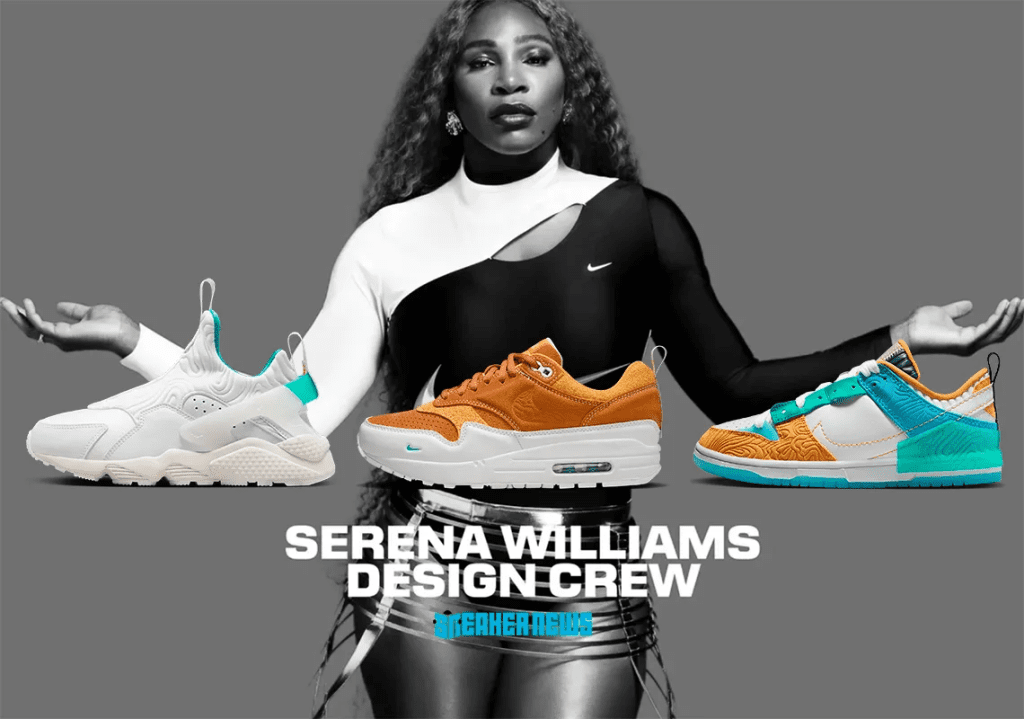 Nike collaborates with athletes like Serena Williams. Image Source: Sneaker News