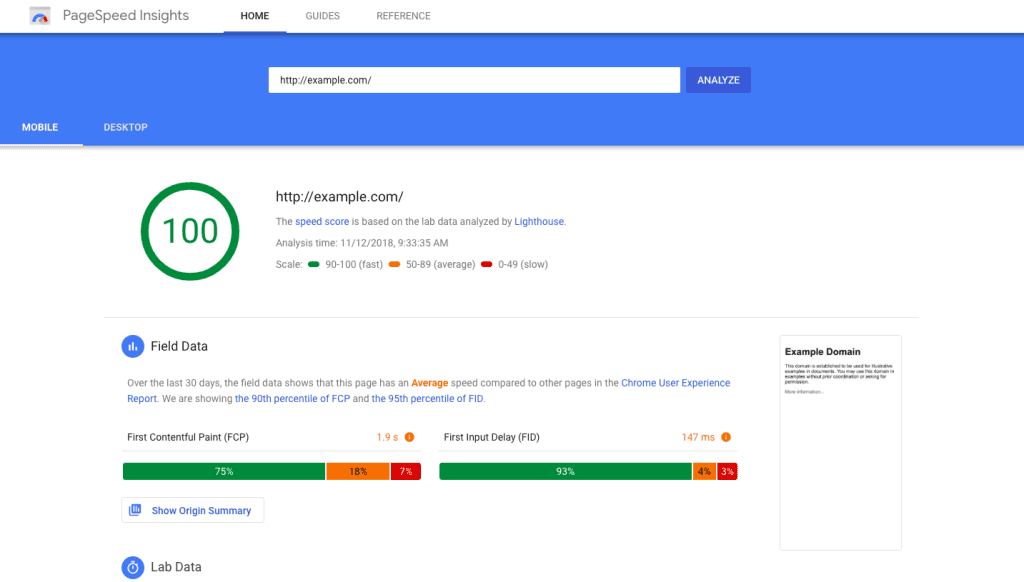 Google PageSpeed Insights. Image Source: Google for Developers