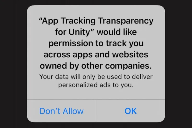 App Tracking Transparency. Image Source: Thegioididong.com