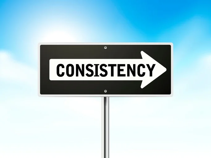 Building a Personal Brand through Consistency. Image Source: Zimmer Marketing