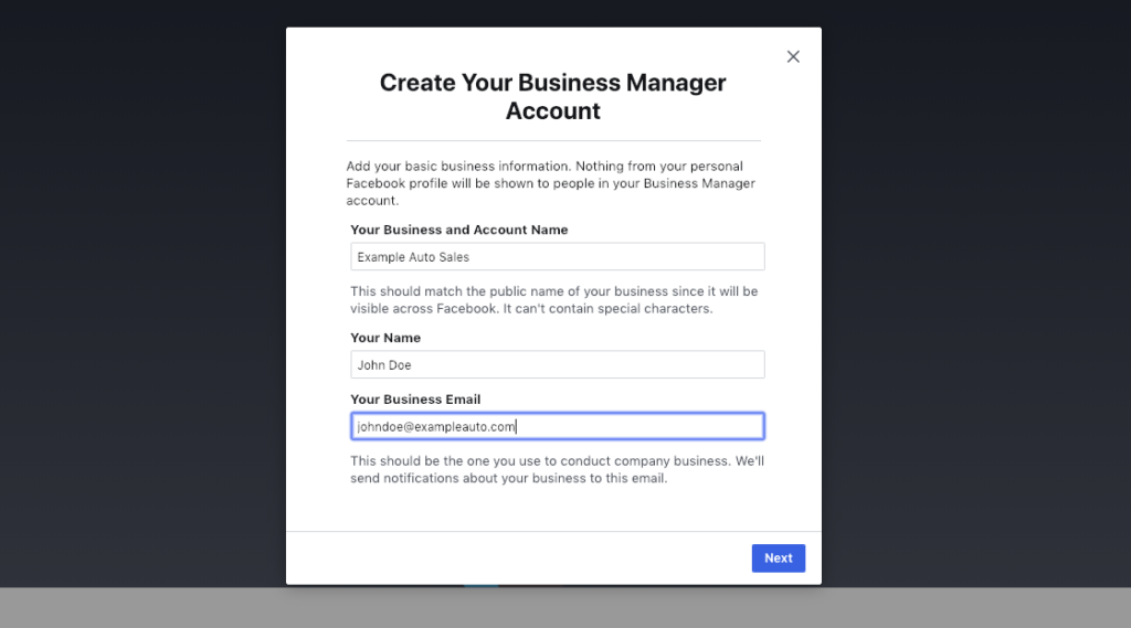 Business Manager Account. Image Source: 9 Clouds