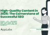 High-Quality Content in 2025: The Cornerstone of Successful SEO High-Quality Content in 2025: The Cornerstone of Successful SEO