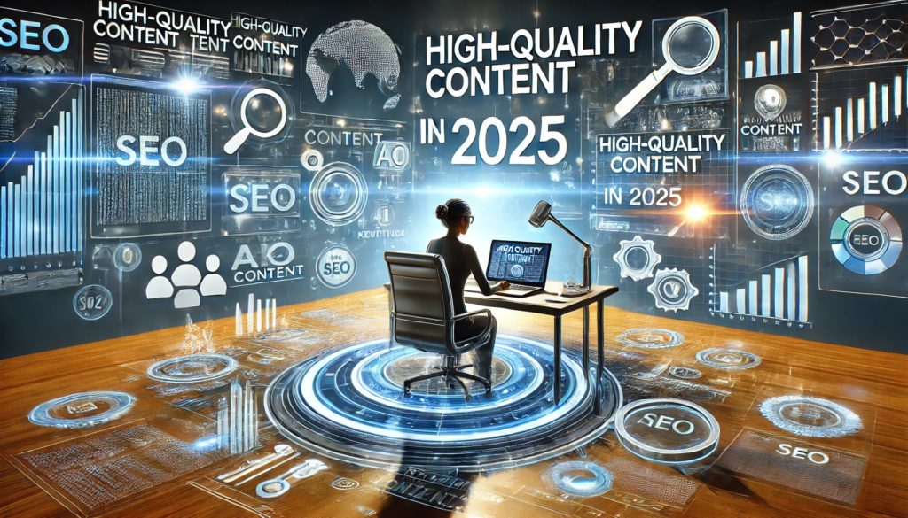 High-Quality Content in 2025: The Cornerstone of Successful SEO