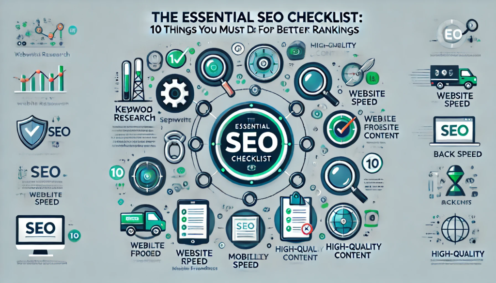 The Essential SEO Checklist: 10 Things You Must Do for Better Rankings