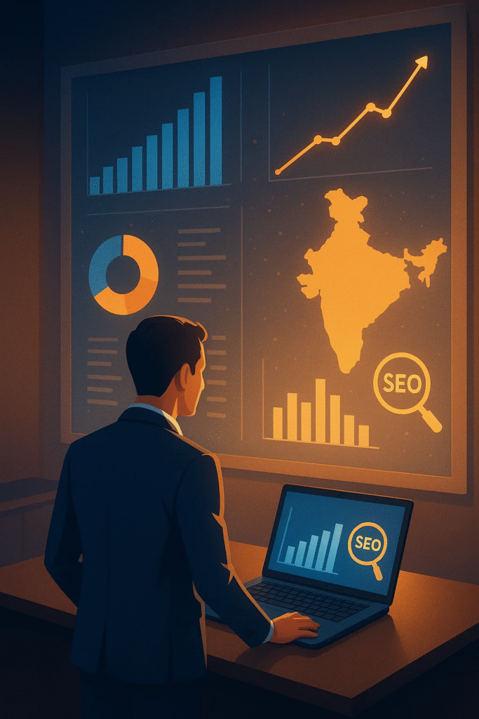 Top 100 SEO in India Statistics, Data & Trends in 2025