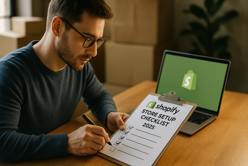 Shopify Store Setup Checklist 2025