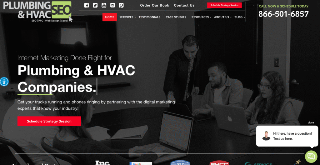Plumbing & HVAC SEO