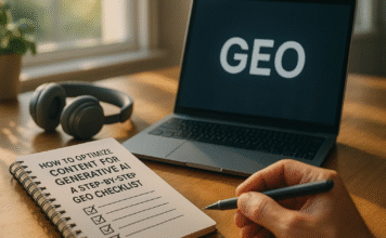 How to Optimize Content for Generative AI: A Step-by-Step GEO Checklist How to Optimize Content for Generative AI: A Step-by-Step GEO Checklist