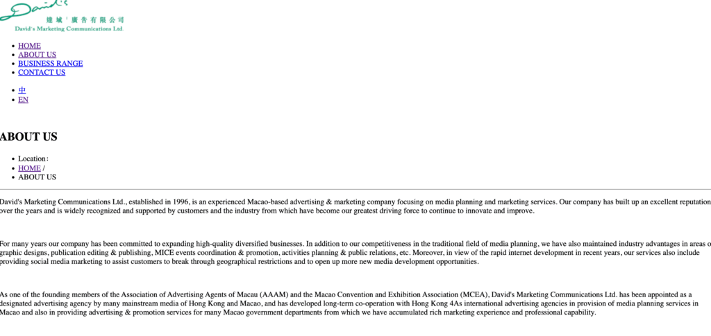 David’s Marketing Communications Ltd