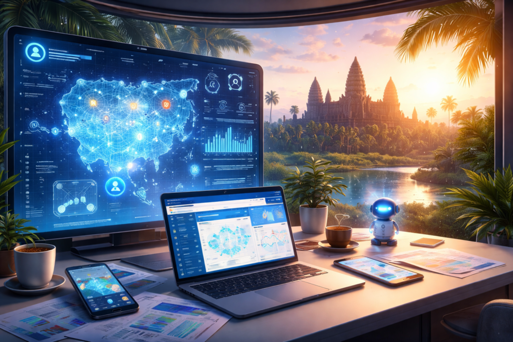 107 AI Search and GEO in Cambodia Statistics, Data & Trends in 2026