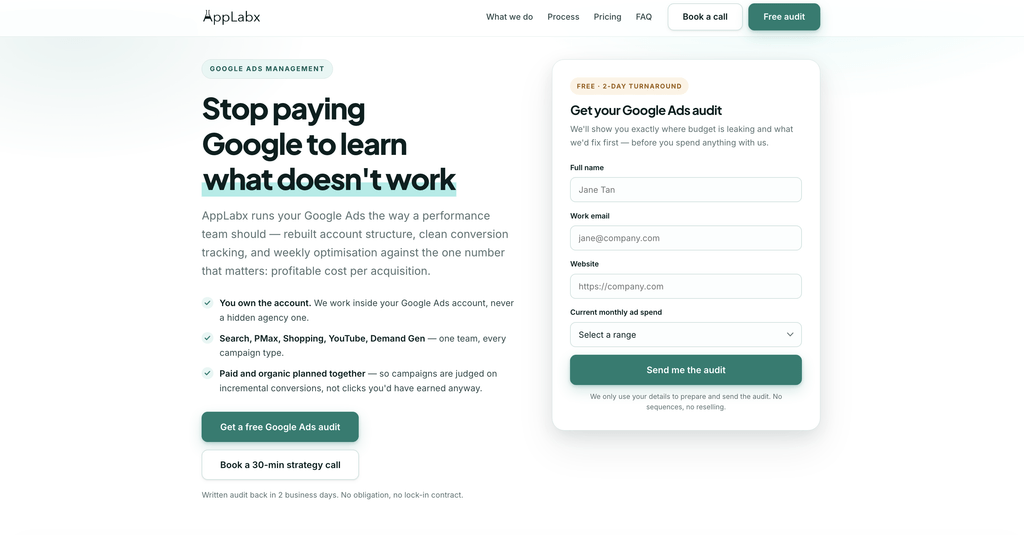 AppLabx Google Ads Agency